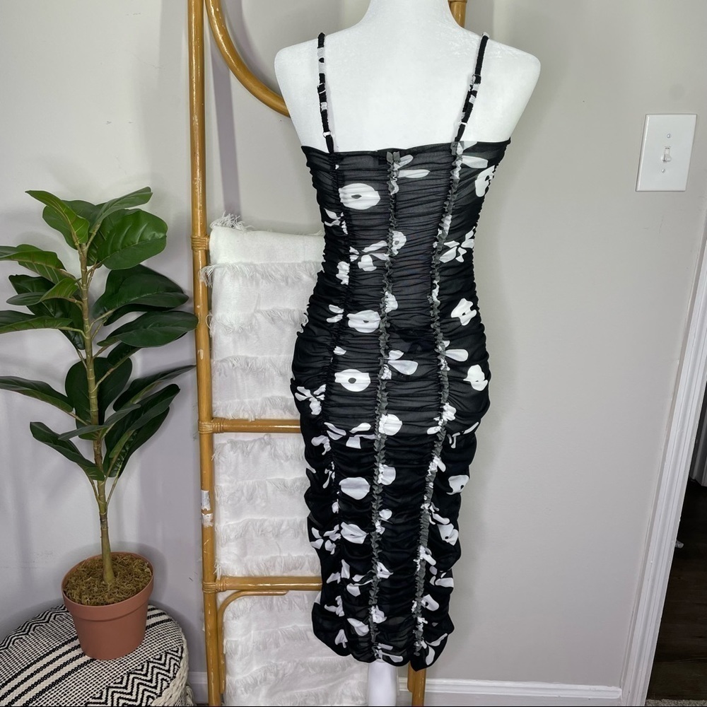 Molly Goddard Black and White Scarlett Dress sz 8 - Picture 11 of 12